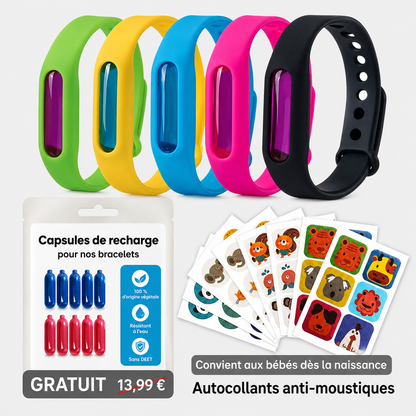 Bracelet anti-moustique