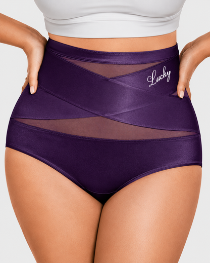 Culotte gainante taille haute — Effet ventre plat sans coutures