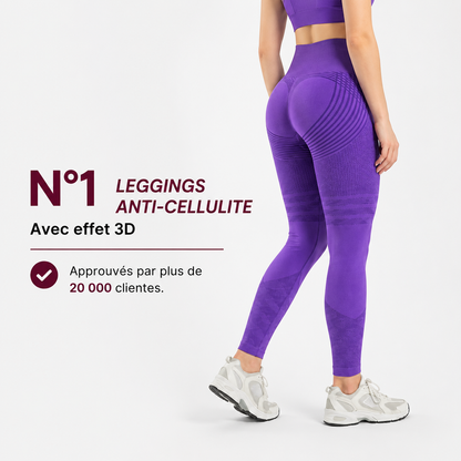 Legging gainant 3D – Effet push-up et anti-cellulite