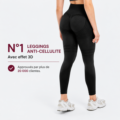 Legging gainant 3D – Effet push-up et anti-cellulite