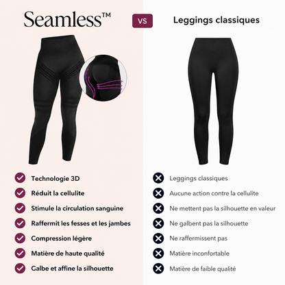 Legging gainant 3D – Effet push-up et anti-cellulite