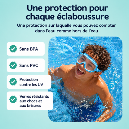 Lunettes de natation à clipser