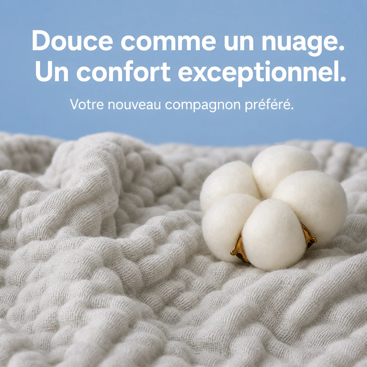 Couverture en mousseline