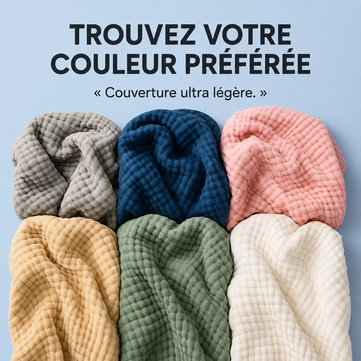 Couverture en mousseline