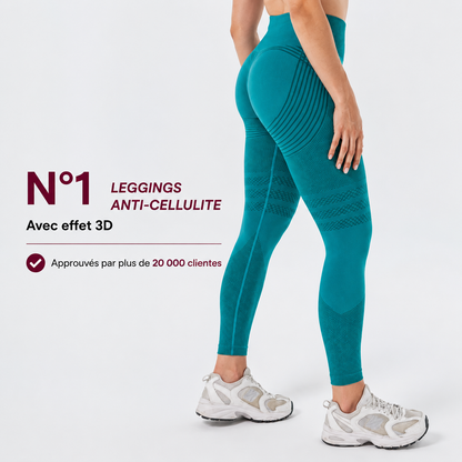 Legging gainant 3D – Effet push-up et anti-cellulite