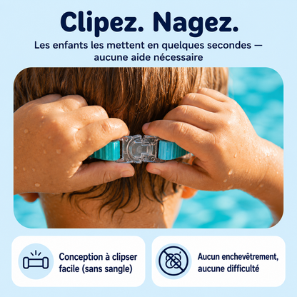 Lunettes de natation à clipser