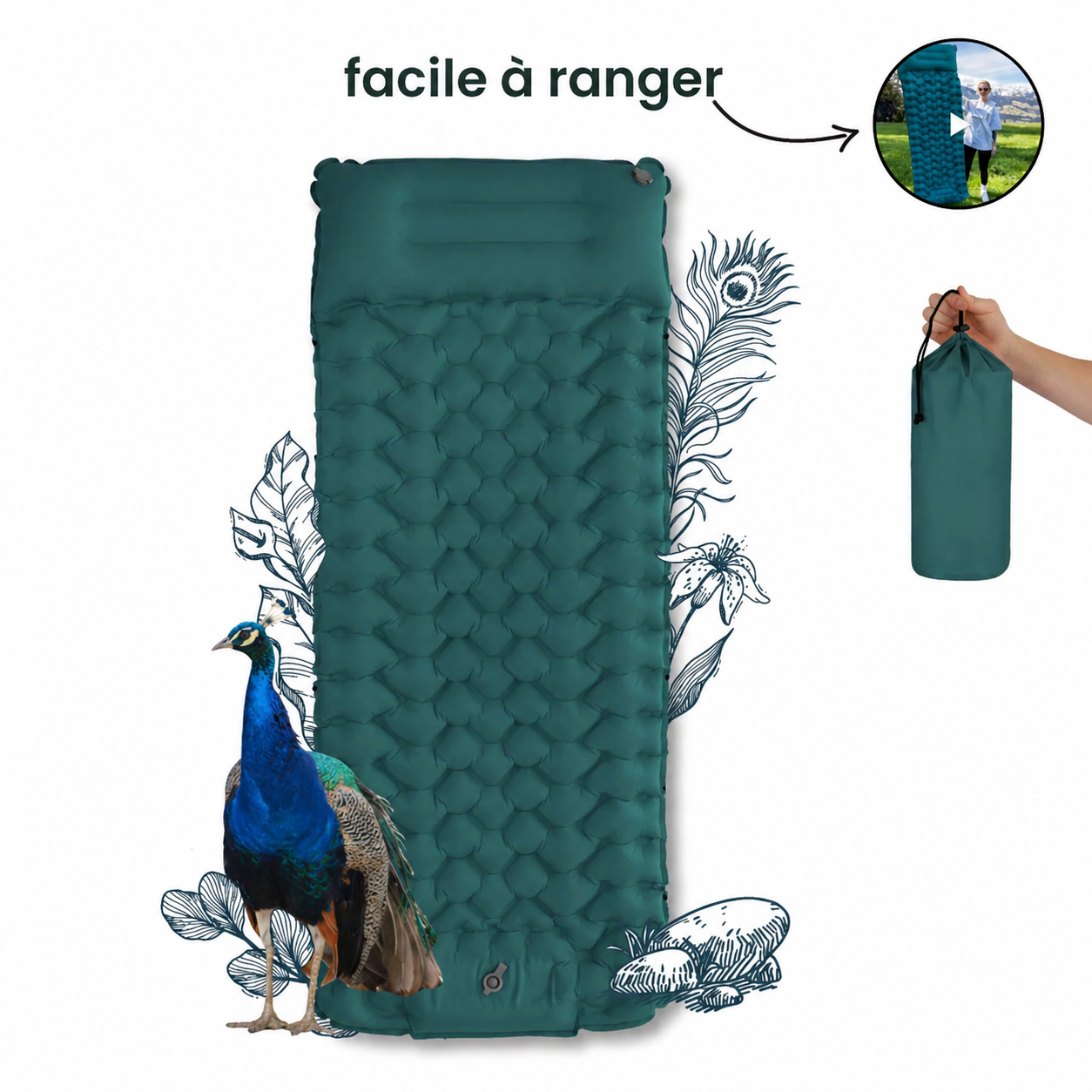 Matelas gonflable - Ultra léger et compact